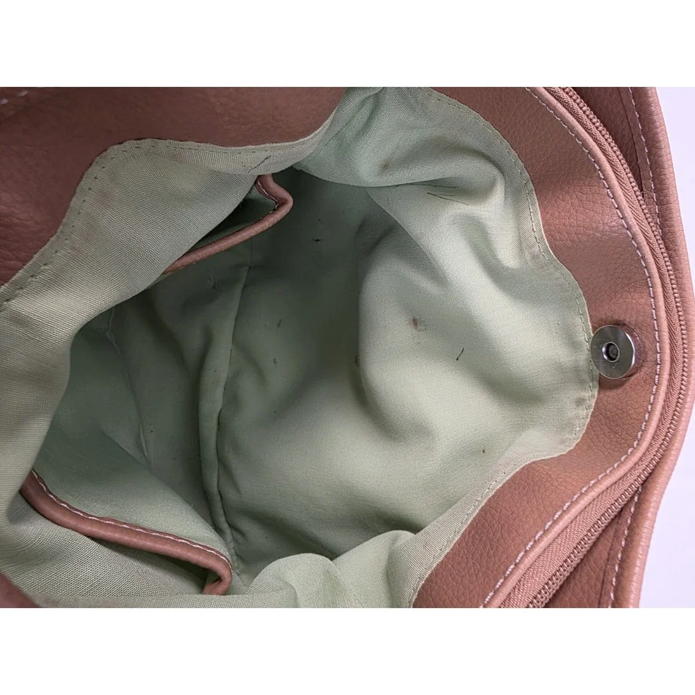 Carribbean‎ Joe Floral Handbag Canvas And Leather Purse